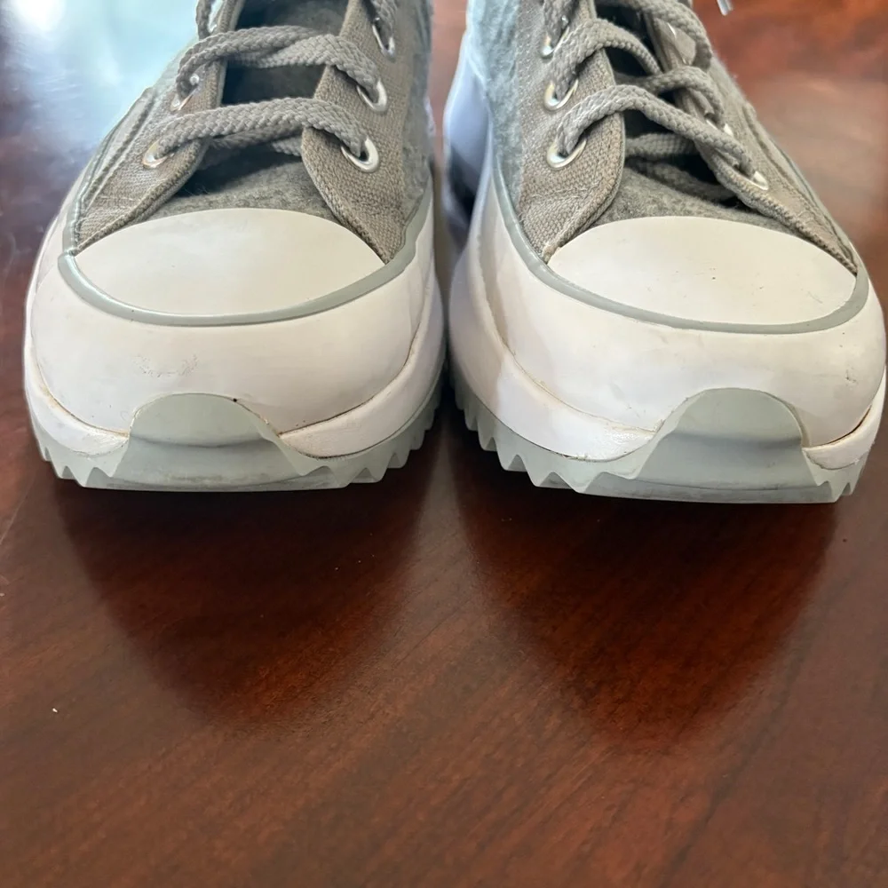 Converse Run Star Hike Chunky High Top Sneakers Unisex Womens 11 Mens 9.5 - Picture 14 of 16